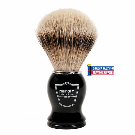 Parker Silvertip Brush Ebony