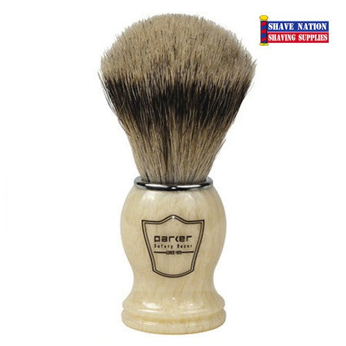 Boar Bristle Hair Brush with Beechwood Handle • Parker Shaving