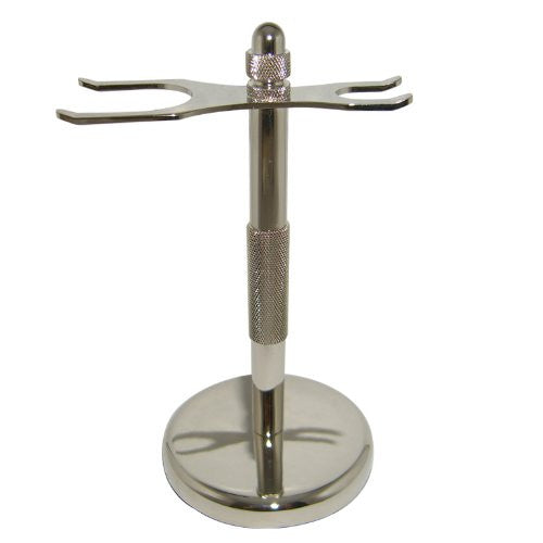 Parker Razor & Brush Stand-Heavy Chrome