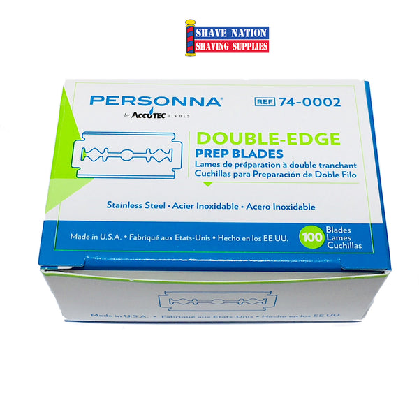 Med Prep DE Blades 100ct Shave Nation Shaving Supplies®
