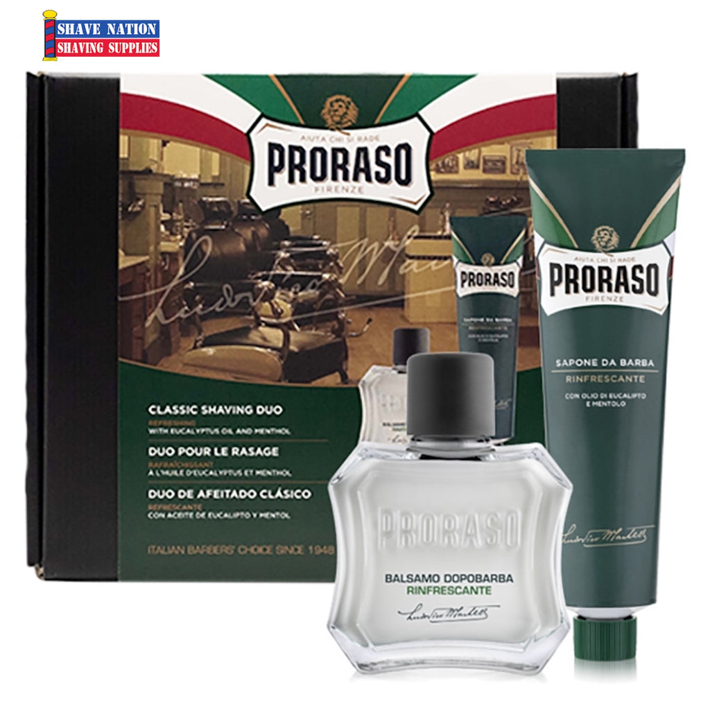 Proraso Classic Shaving Duo Refreshing - Shave Cream-After Shave Balm
