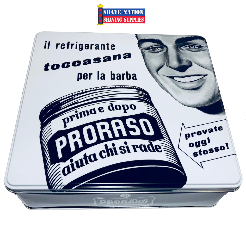 Proraso Vintage Tin Shaving Set-Sensitive Skin Formula-Toccasana