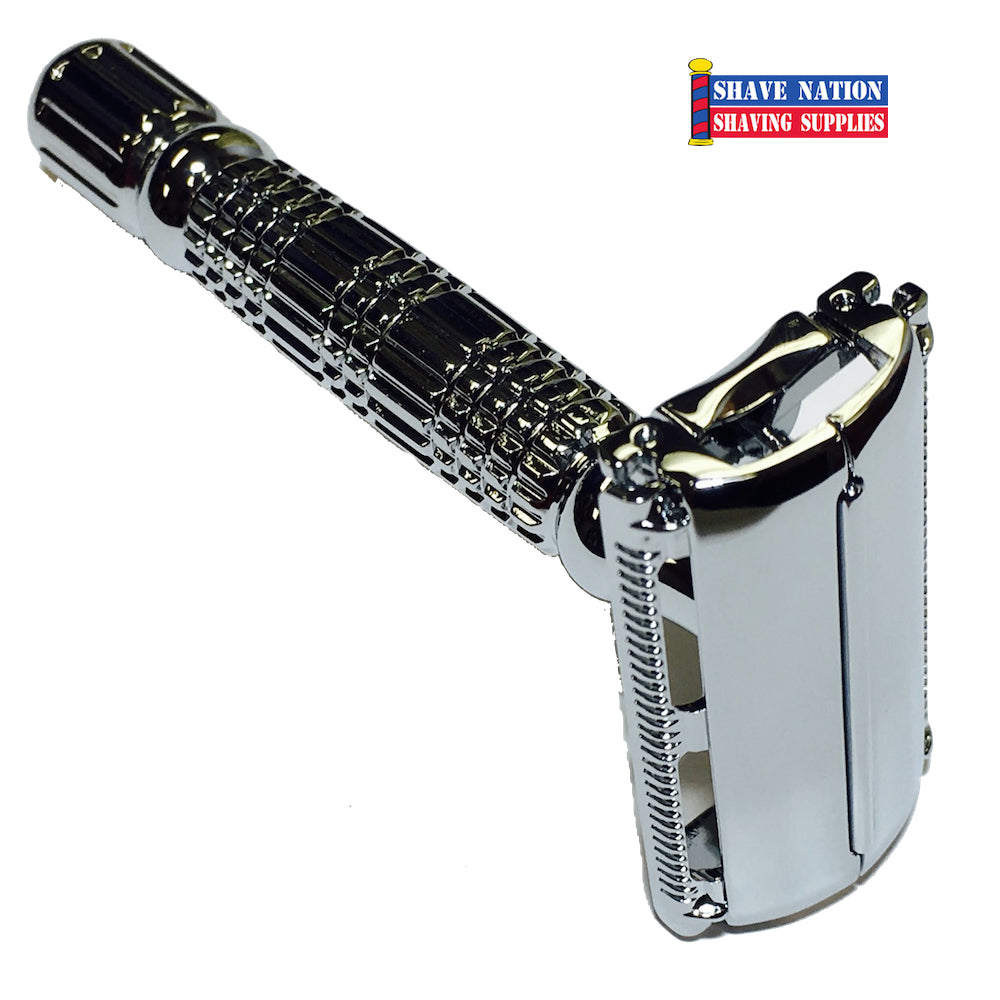 Safety Razor Air Force Rockwell R1 Butterfly Safety Razor Gun Metal or White Chrome | Shave ...