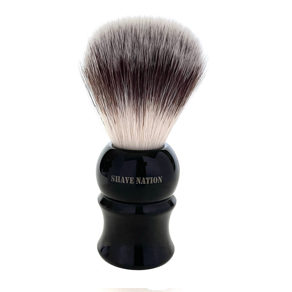 Shave Nation Black Handle G4 Synthetic Shaving Brush