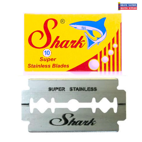 Shark Super Stainless DE Blades 200ct Shave Nation Shaving Supplies®