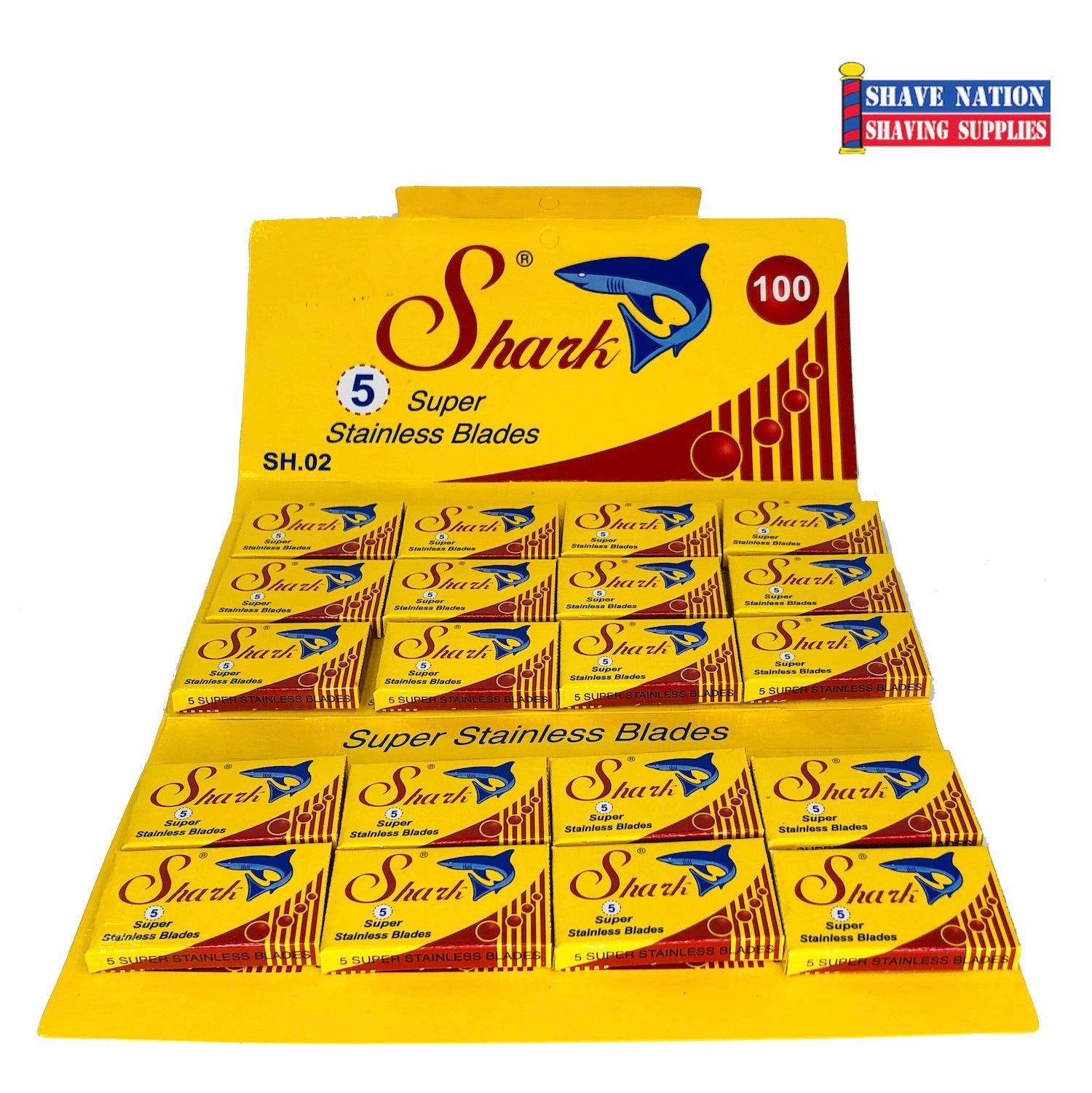 Shark Super Stainless DE Blades 100ct