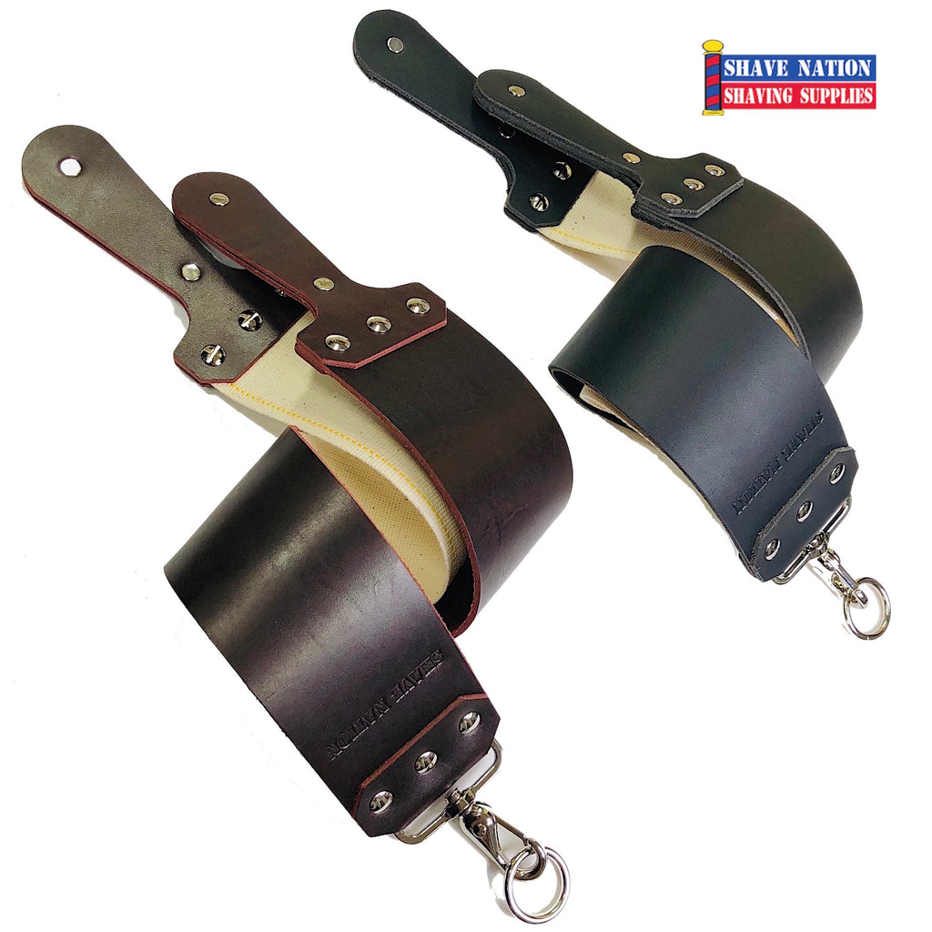 Shave Nation 3 Inch Latigo Leather Razor Strop