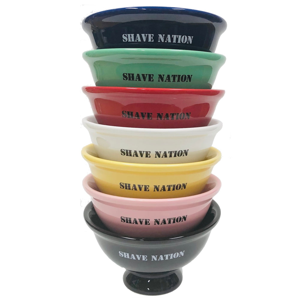 Shave Nation Custom Ceramic Shaving Lather Bowl