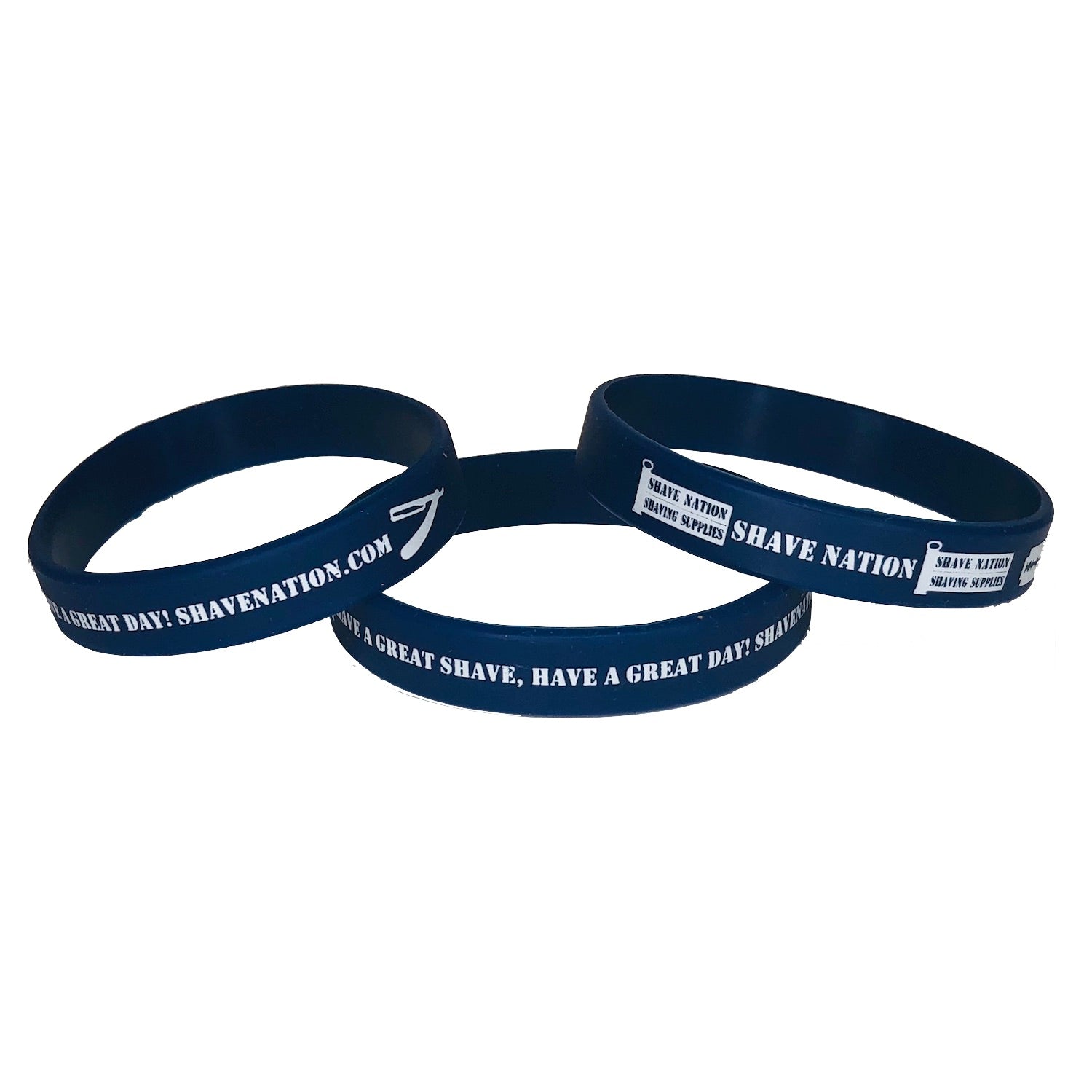 Shave Nation Wristband Navy Blue