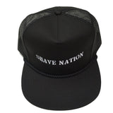 Shave Nation Black Snap-Cap Baseball/Golf Hat
