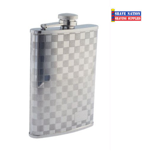Stainless Flask Checkerboard 8oz