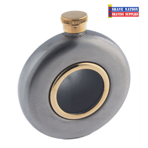 Stainless Round Flask Gold 5oz
