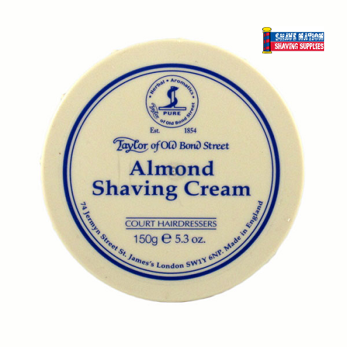 Taylor of Old Bond Street Almond Shaving Cream Jar