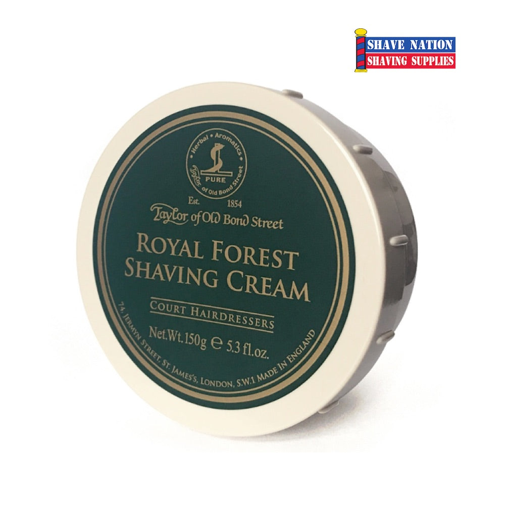 Street Forest of Taylor Shaving Shaving Shave Nation Cream | Royal Old Supplies® Bond