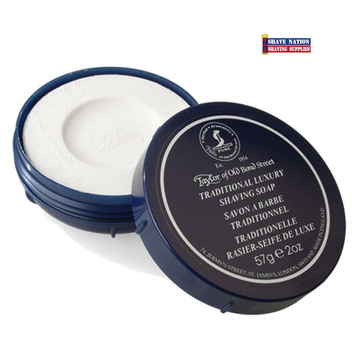 Soap in Taylor of Bond Jar Traditional Shave Street Nation Old Supplies® | Shaving Shave
