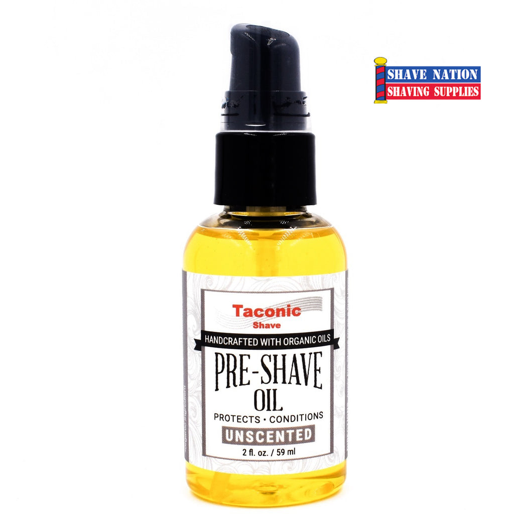 Taconic Unscented Organic Pre-Shave Oil