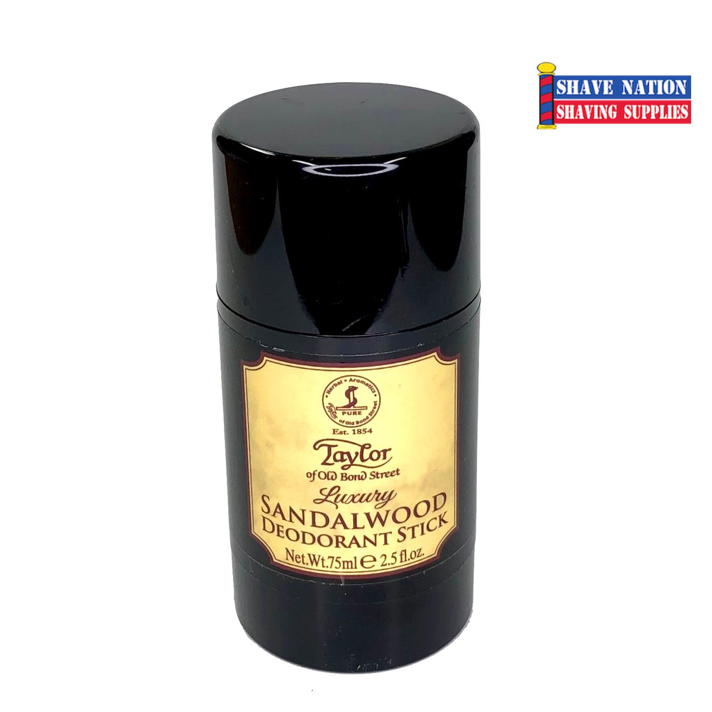 Taylor of Old Bond Street Luxury Sandalwood Deodorant Stick