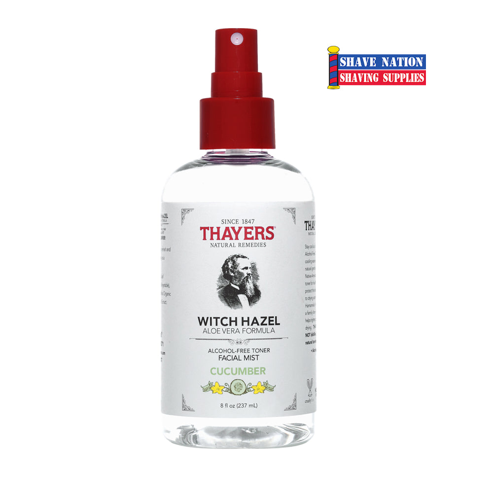 Thayers Alcohol Free Cucumber Witch Hazel Toner Facial Mist Spray