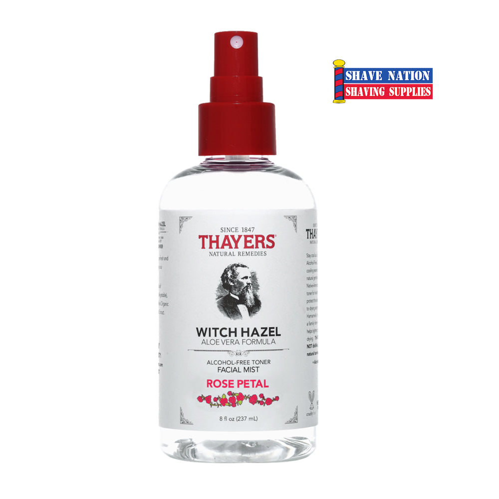 Thayers Alcohol Free Rose Petal Witch Hazel Toner Facial Mist Spray