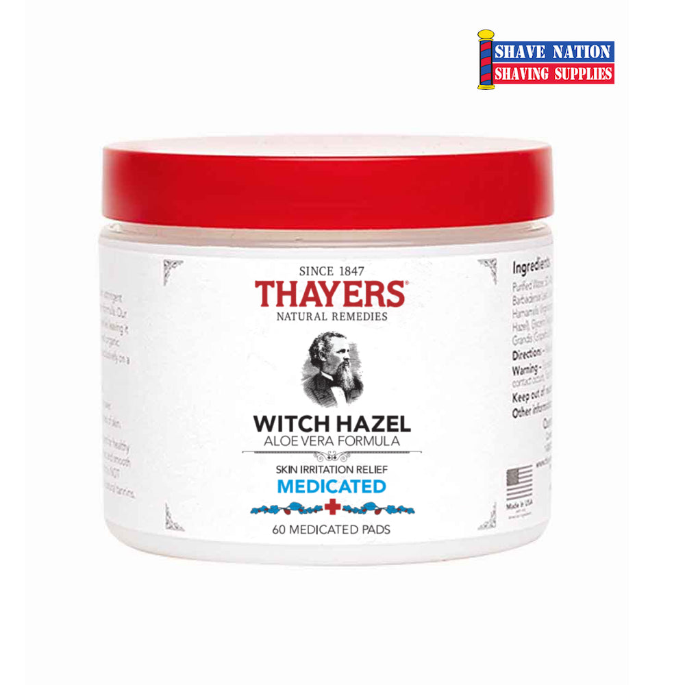 Thayers Medicated Witch Hazel Astringent Pads