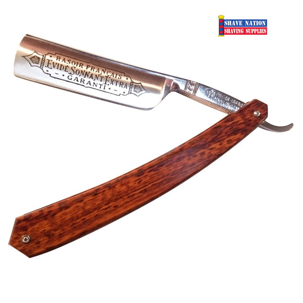 Thiers Issard 6/8 Blade Singing Straight Razor Snakewood Handles ...