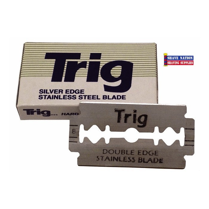 Trig Stainless Steel DE Blades 10Pk