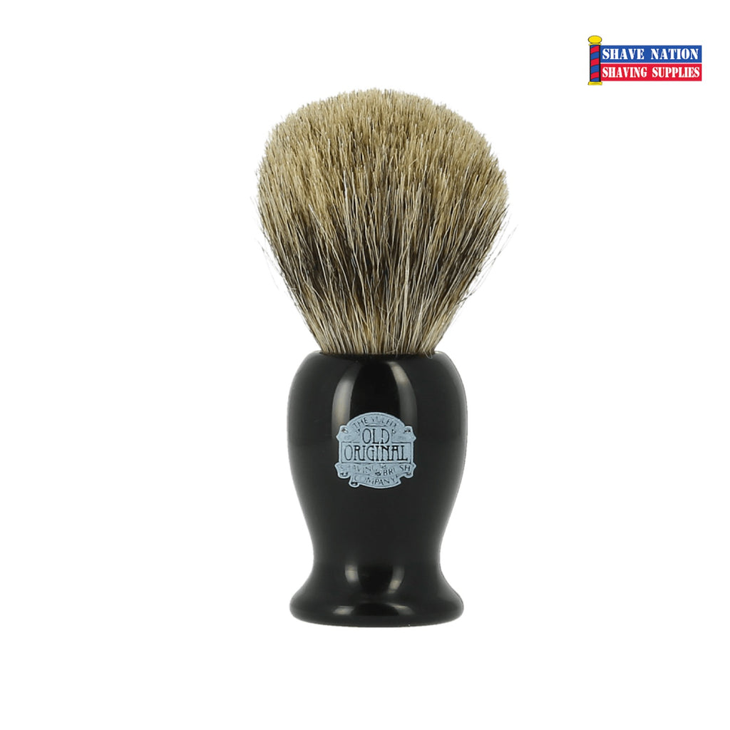 Progress Vulfix Super Badger Shaving Brush, Medium Black Handle