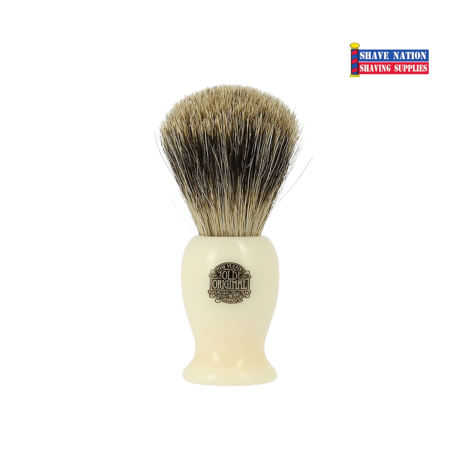 Vulfix Razor Progress Vulfix Super Badger Shaving Brush, Medium Cream Handle | Shave ...