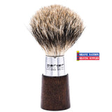 Parker Walnut & Chrome Handle Pure Badger Brush