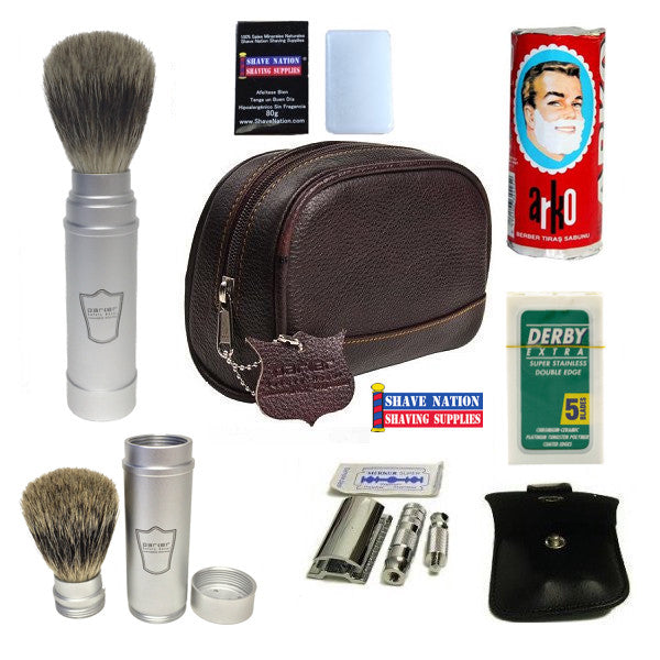 YouTube Safety Razor Travel Set
