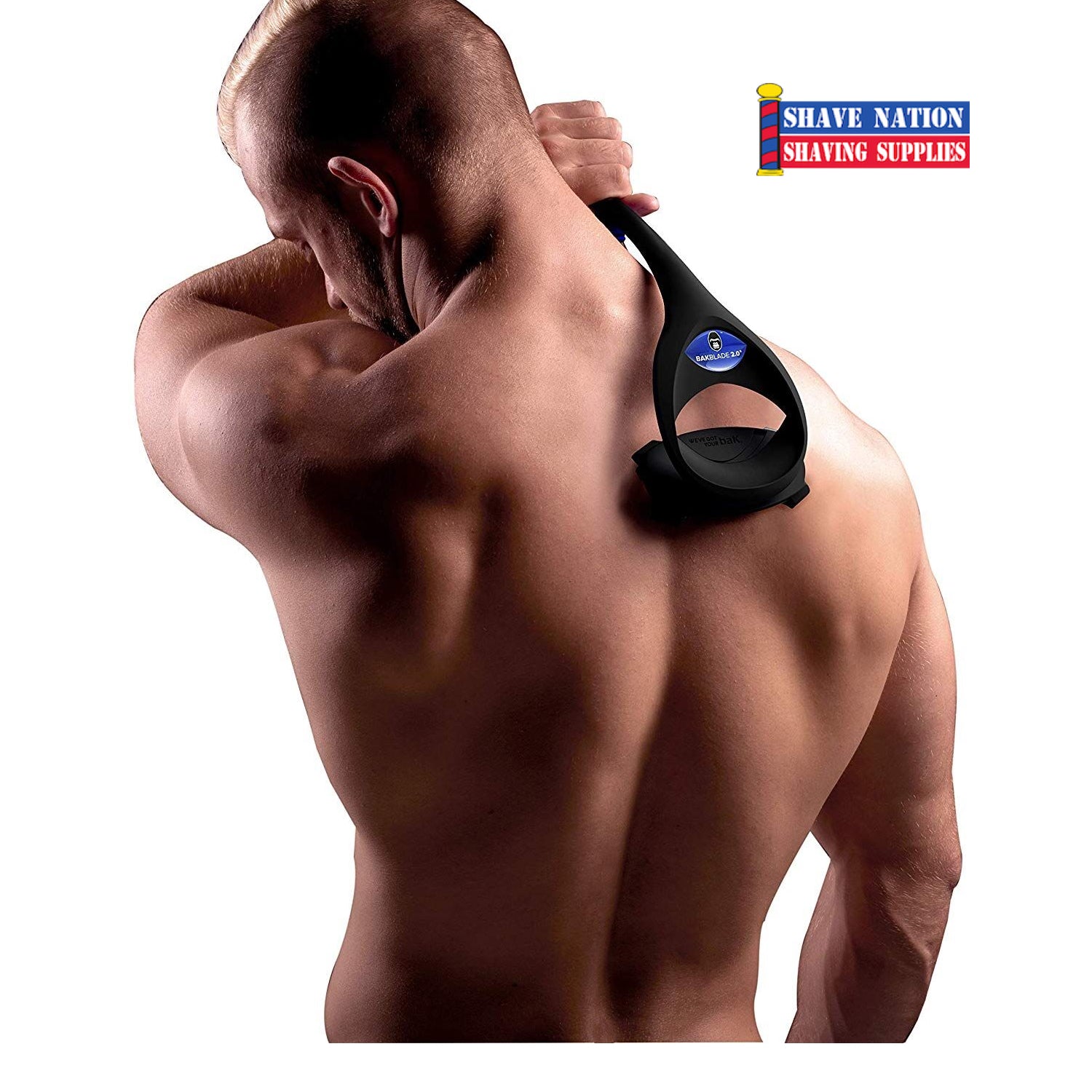 Bak Razor baKBlade 2.0 Back Shaver Hair Removal Tool | Shave Nation Shaving Supplies®