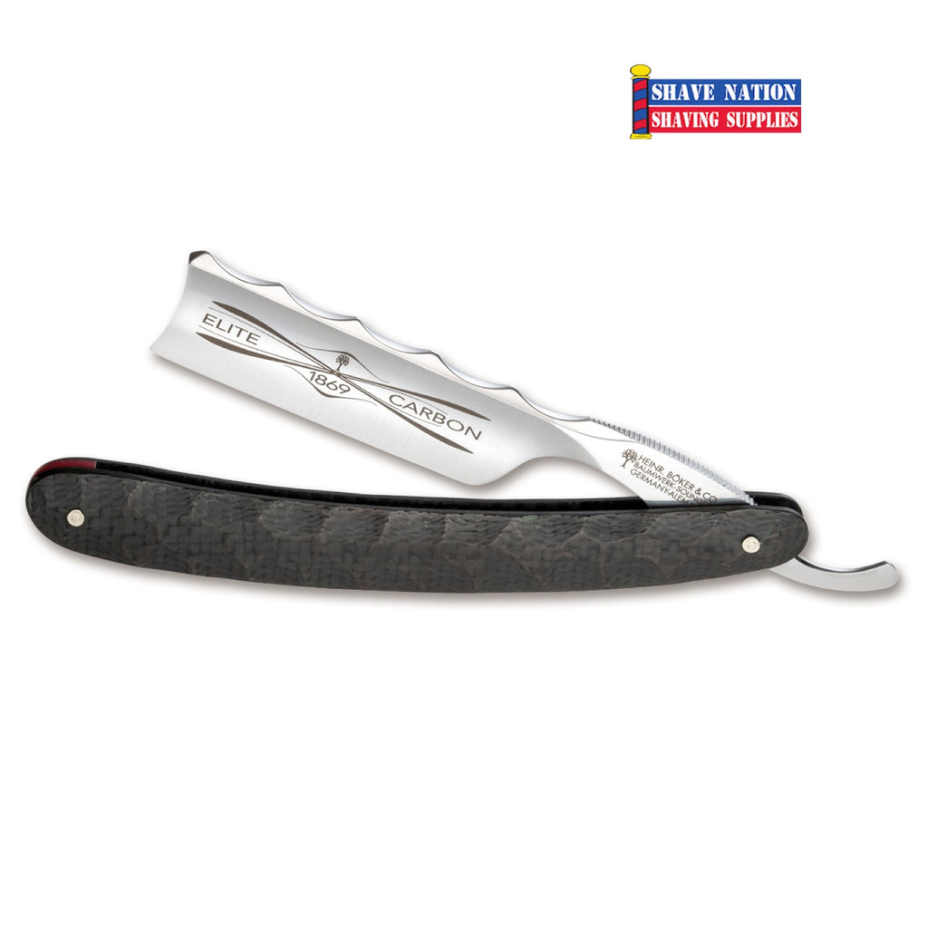 Boker Elite Carbon 2.0 Straight Razor 6/8 Blade