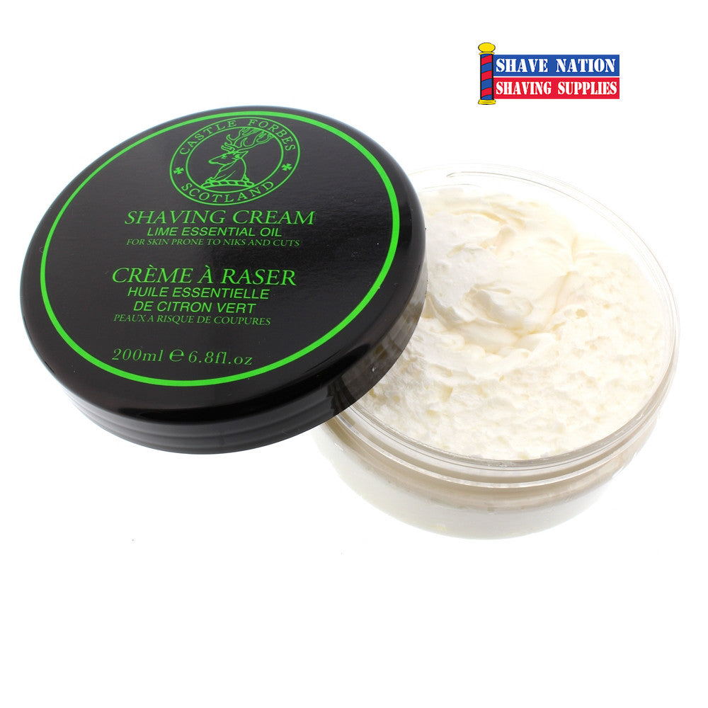 Castle Forbes Lime Essential Oil Shaving Cream