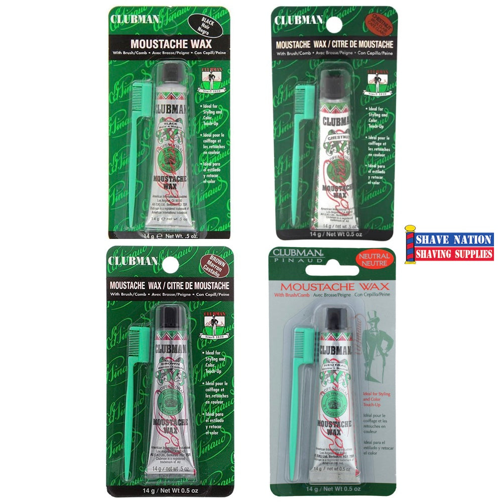Clubman/Pinaud Mustache Wax Kit