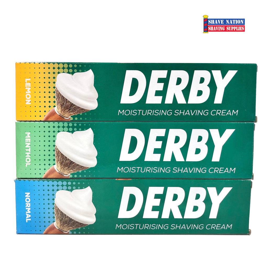 Derby Shaving Cream in Tube-Choice of 3 Scents