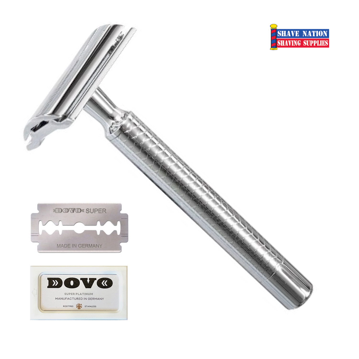 Dovo Primo Flat Bar Safety Razor | Shave Nation Shaving Supplies®