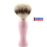 Edwin Jagger Synthetic Silvertip Shaving Brush Pink Handle