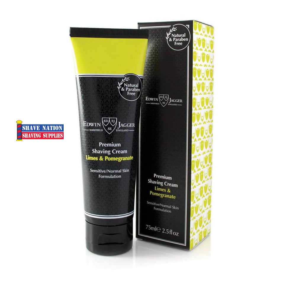 Edwin Jagger Limes & Pomegranate Shaving Cream Tube