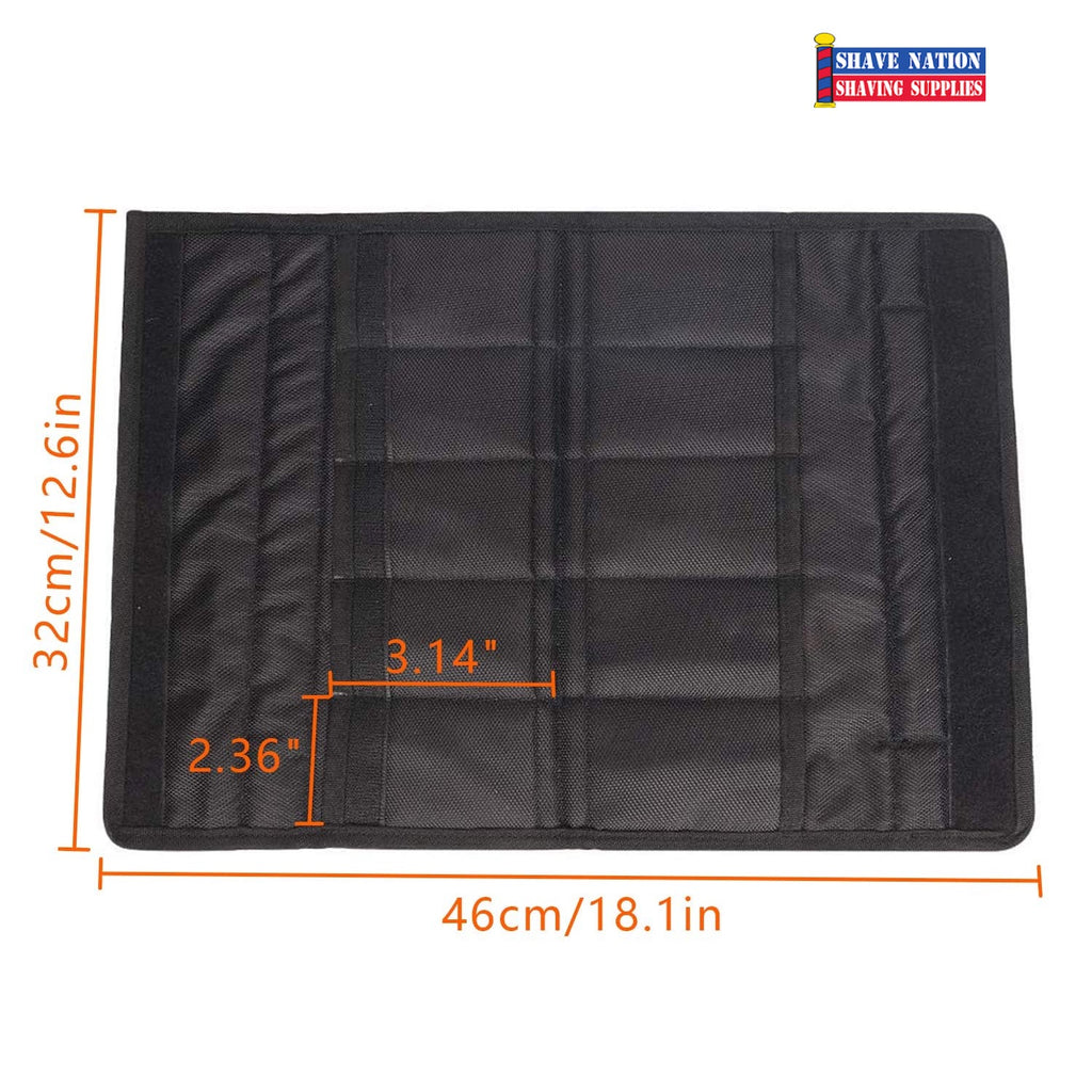 Safety Razor Folding Travel Pouch Carrier