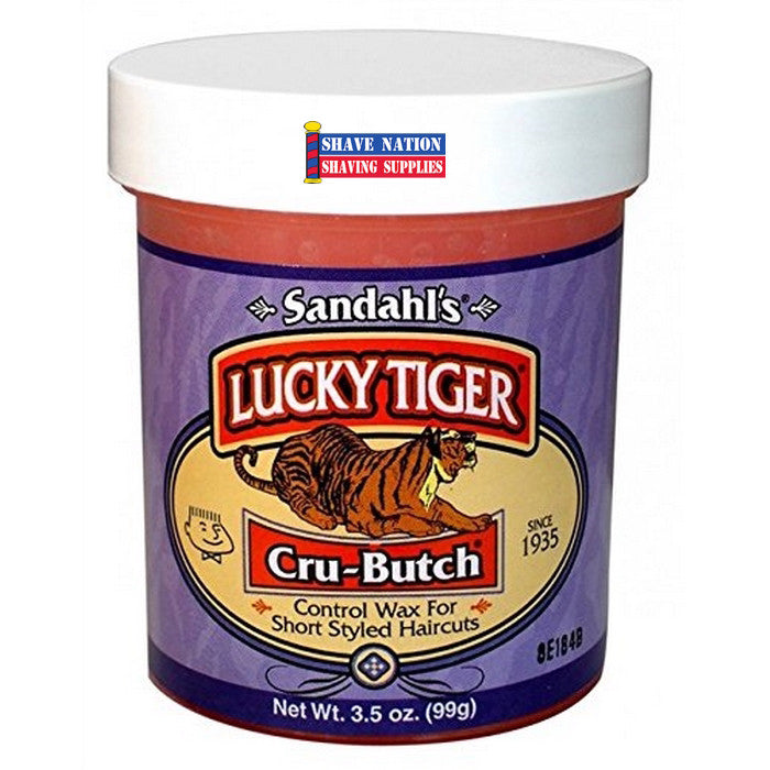 Lucky Tiger Cru-Butch Hair Wax Jar 3.5oz