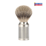 Muhle Rocca Silvertip Badger Shaving Brush Matte Satin Handle