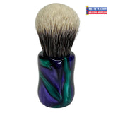 Shave Nation Finest Badger Brush with Polished Resin Handle