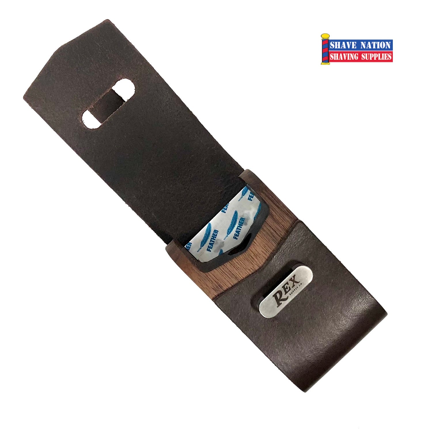Rex Supply Walnut & Leather Safety Razor Travel Case | Shave Nation ...