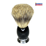 Shave Nation Heavy Two-Tone Chrome Handle Pure Badger Brush