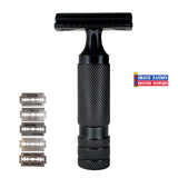 Shave Nation Chubby Closed Comb Safety Razor with Blades