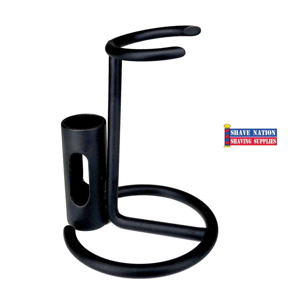 Shave Nation Razor & Brush Stand-Black