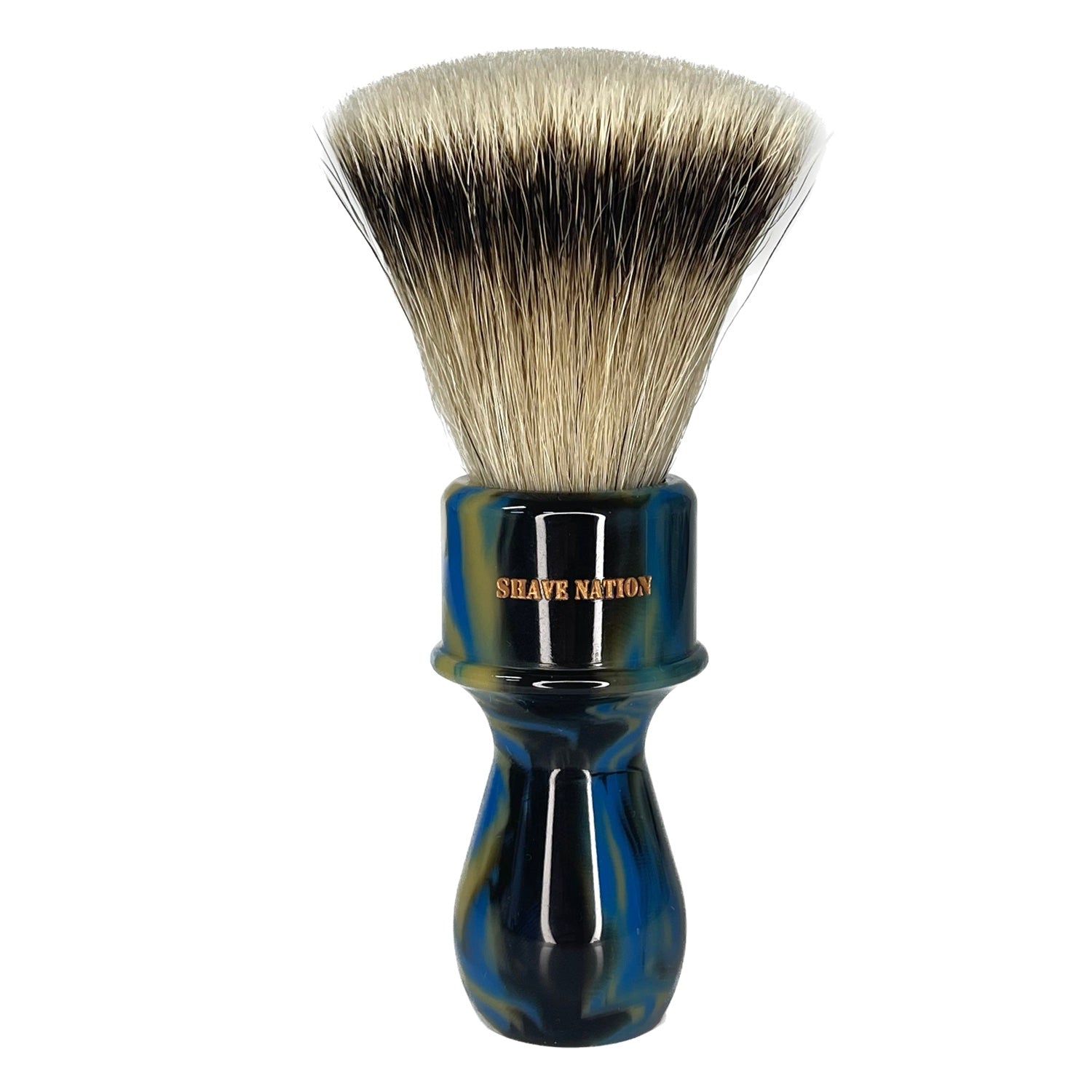 Shave Nation FLATBOY Silvertip Badger Shaving Brush