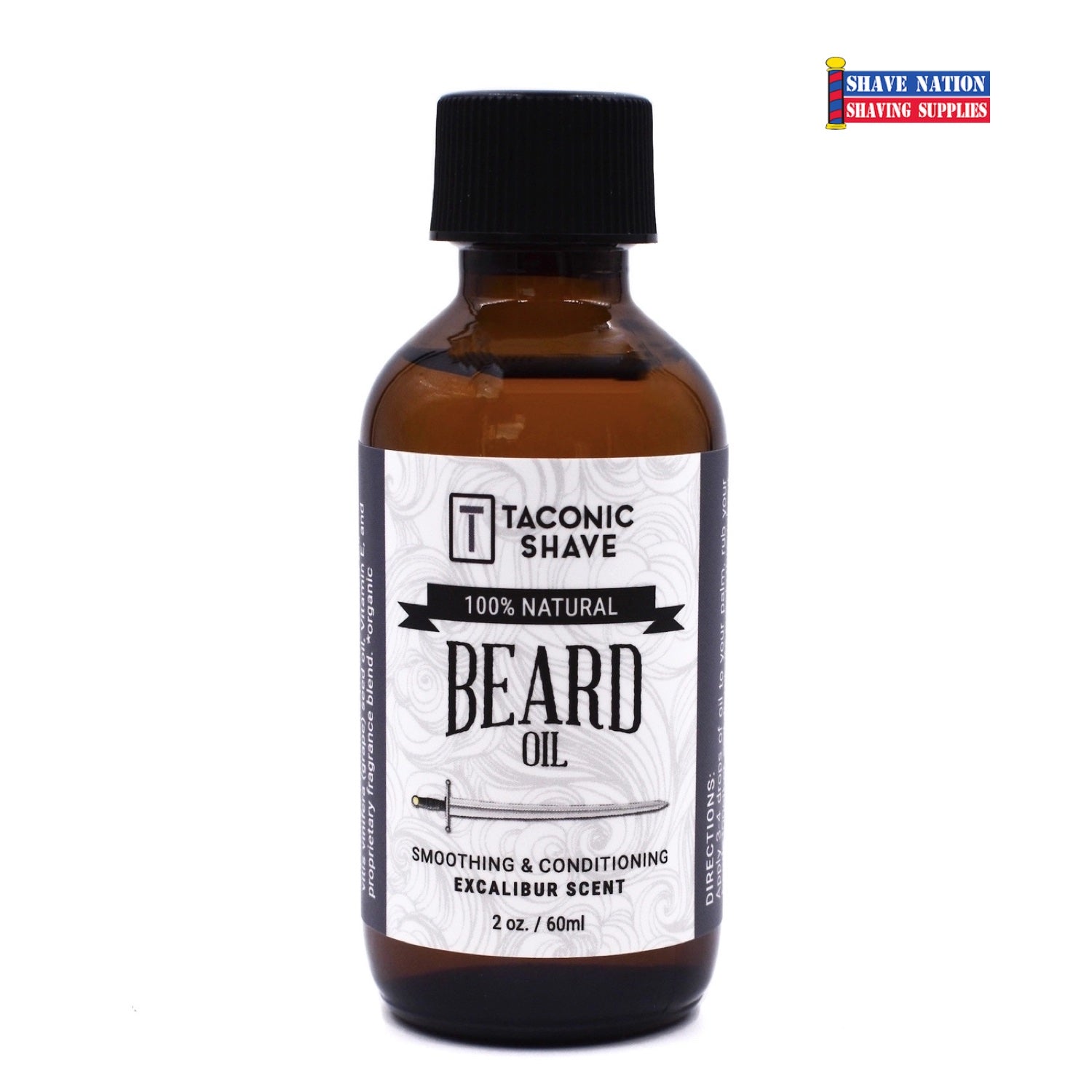 Taconic Excalibur Beard Oil  100% Natural